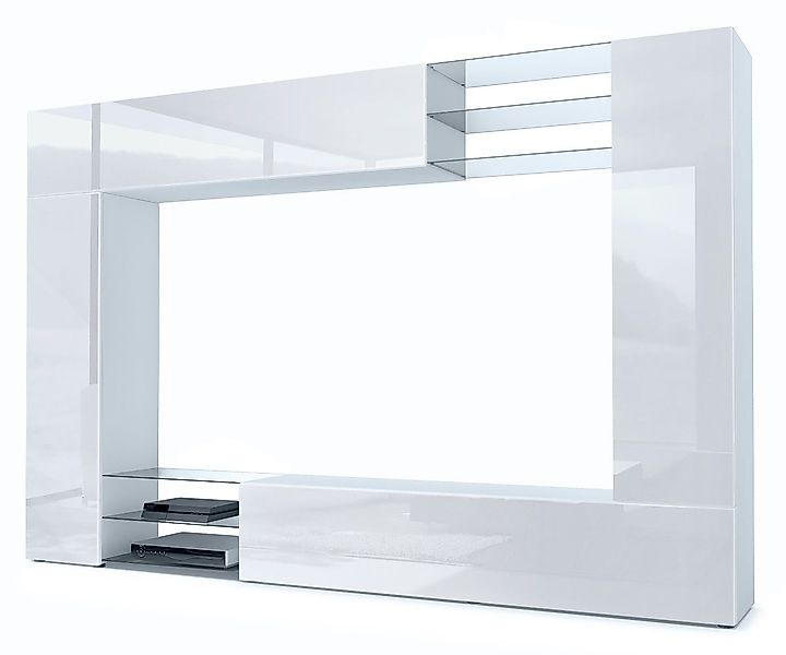 Vladon Wohnwand Mirage, (Anbauwand mit Rückwand günstig online kaufen