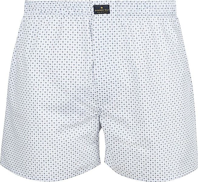 Steppin' Out Boxershort Print Stars Blue - Größe M günstig online kaufen