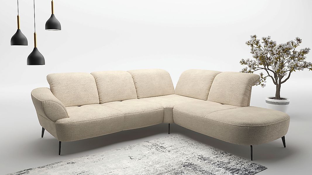 sit&more Ecksofa »Dance, L-Form, inkl. Sitztiefenverstellung« inkl. Click&S günstig online kaufen