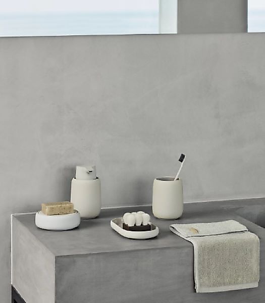 blomus Zahnputzbecher -SONO- Zahnbürstenbecher: Edle Keramik mit Soft-Touch günstig online kaufen