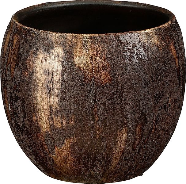 Mica Decorations Blumentopf Mica Blumentopf Roel rost Terracotta Ø 17 x 16 günstig online kaufen
