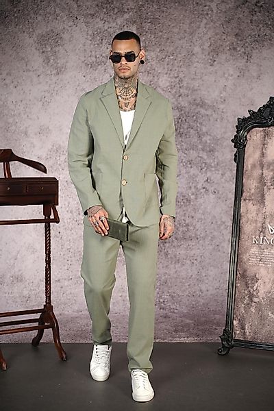 Denim Distriqt Anzug Feiner Sommeranzug in günstig online kaufen