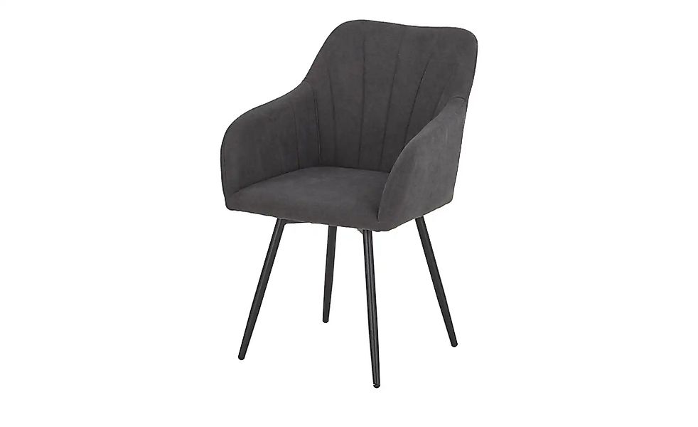 Armlehnstuhl 360° drehbar Leon ¦ grau ¦ Maße (cm): B: 58,5 H: 84 T: 54.0 St günstig online kaufen