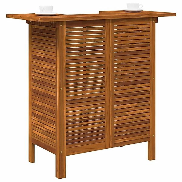 vidaXL Bartisch 110x50x105 cm Massivholz Akazie 44007 günstig online kaufen
