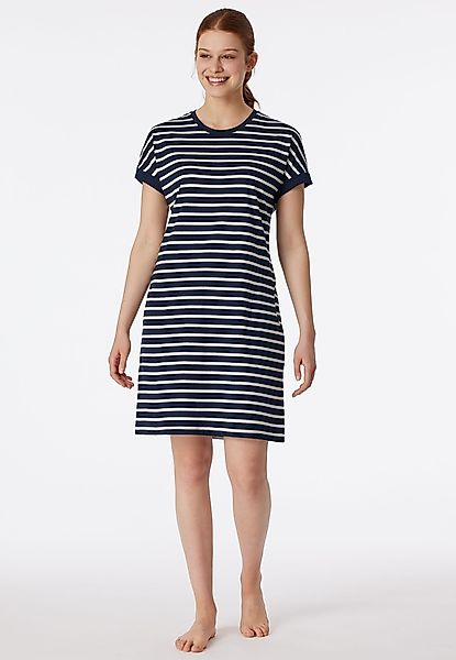Schiesser Nachthemd "Casual Essentials" mit garngefärbten günstig online kaufen