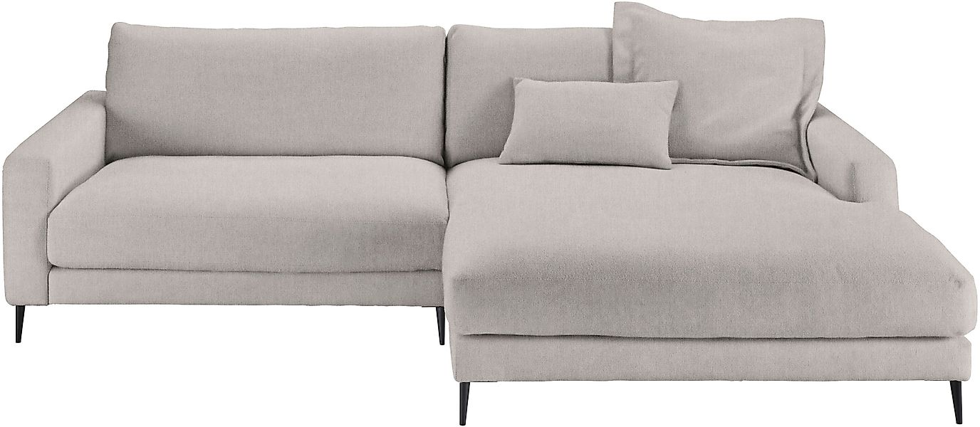 Home affaire Ecksofa »Downtown, B/T/H: 272/190/84 cm L-Form« weicher Sitzko günstig online kaufen