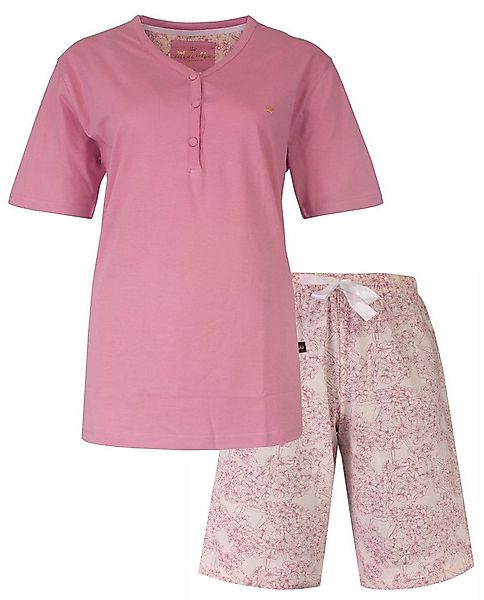 Medaillon Shorty Damen Pyjama kurz (2 tlg) Baumwolle günstig online kaufen