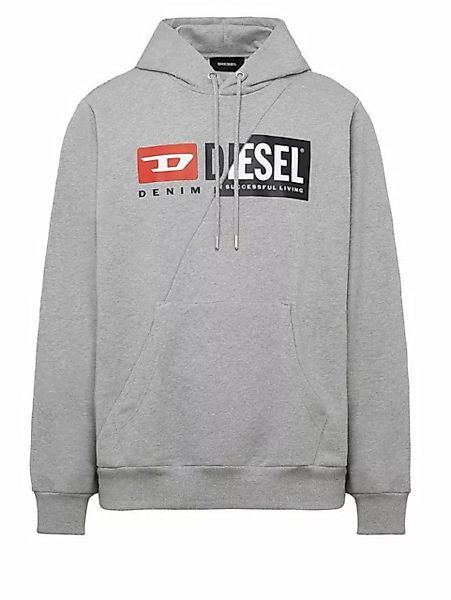 Diesel Kapuzensweatshirt Regular Fit Hoodie Grau - S-GIRK-HOOD-CUTY 912 günstig online kaufen