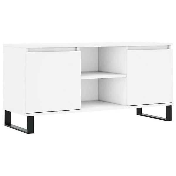 furnicato TV-Schrank Weiß 104x35x50 cm Holzwerkstoff (1-St) günstig online kaufen