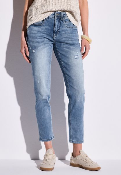 STREET ONE Loose-fit-Jeans Middle Waist günstig online kaufen