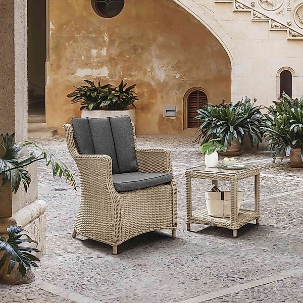 Destiny Balkonset "Luna Merano" Set, 4 Stk. tlg. bestehend aus 1x Sessel, 1 günstig online kaufen