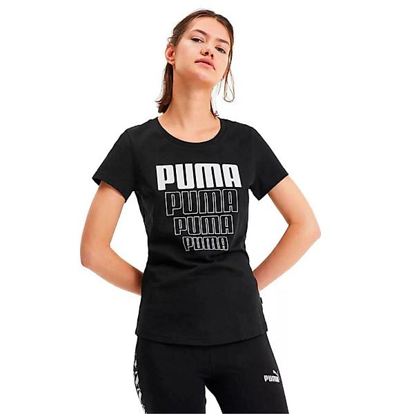Puma Rebel Graphic Kurzarm T-shirt S Puma Black günstig online kaufen
