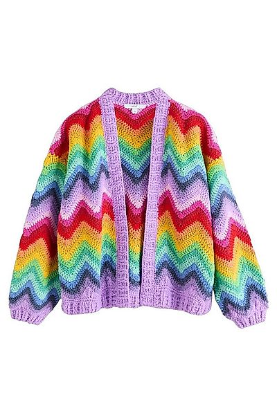 Next Strickjacke Strickjacke mit Bindedetail, von Hand gestrickt (1-tlg) günstig online kaufen