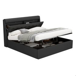 HAUSS SPOLE Polsterbett 180x200cm hydraulisches Bett, günstig online kaufen