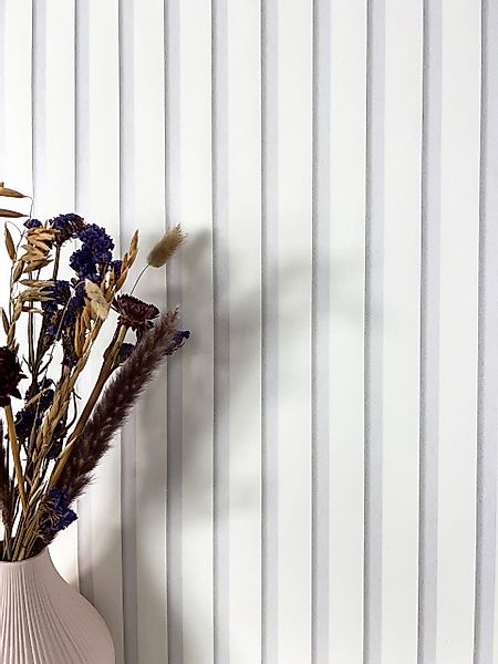 Newroom Vliestapete, Weiß Tapete Skandinavisch Paneele günstig online kaufen