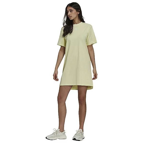 Adidas Originals Tee Kurzes Kleid 30 Haze Yellow günstig online kaufen