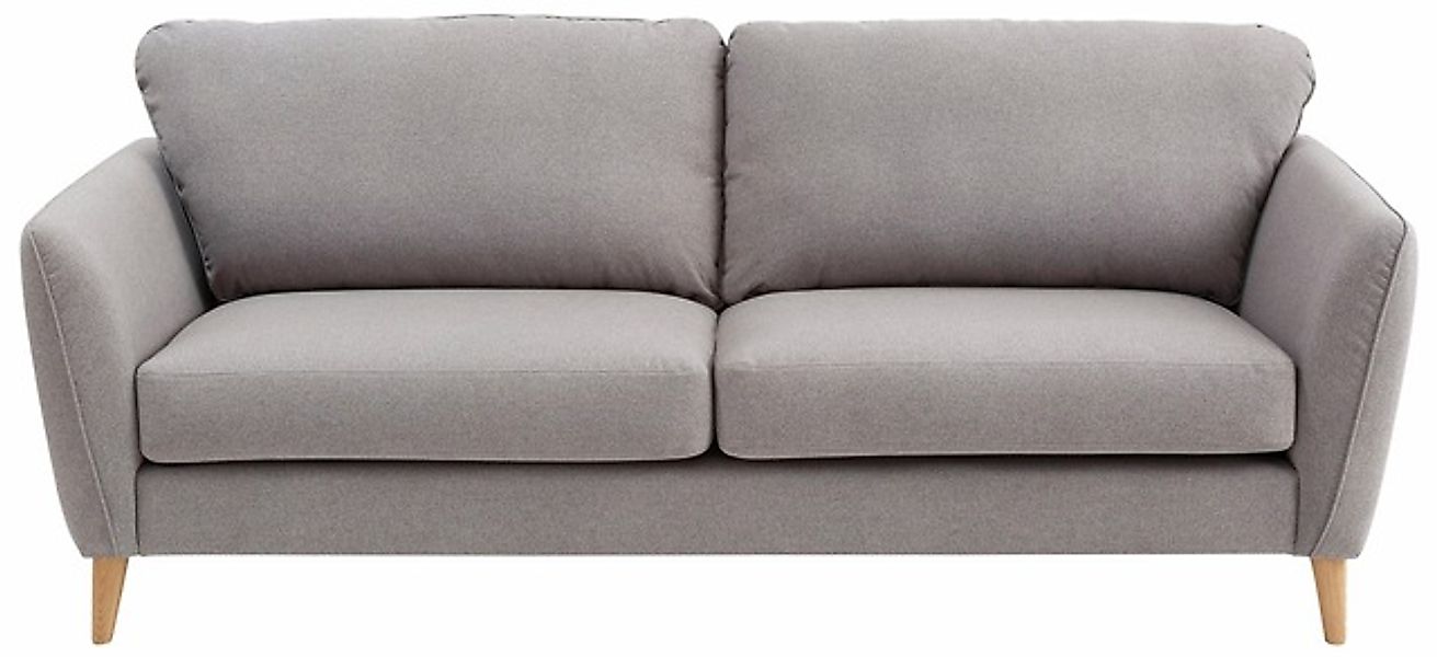 Home affaire 3-Sitzer »MARSEILLE 3er Sofa 206 cm, Cord, Flachgewebe, Strukt günstig online kaufen