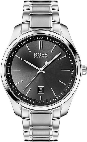 BOSS Quarzuhr CIRCUIT 1513730, Herrenuhr, Armbanduhr, Datum, Edelstahlarmba günstig online kaufen
