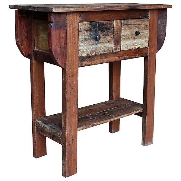 vidaXL Konsolentisch Gemischtes Altholz 80x35x80 cm 244509 günstig online kaufen