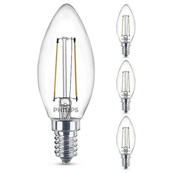 Philips LED Lampe ersetzt 25W, E14 Birne B35, klar, warmweiß, 250 Lumen, ni günstig online kaufen