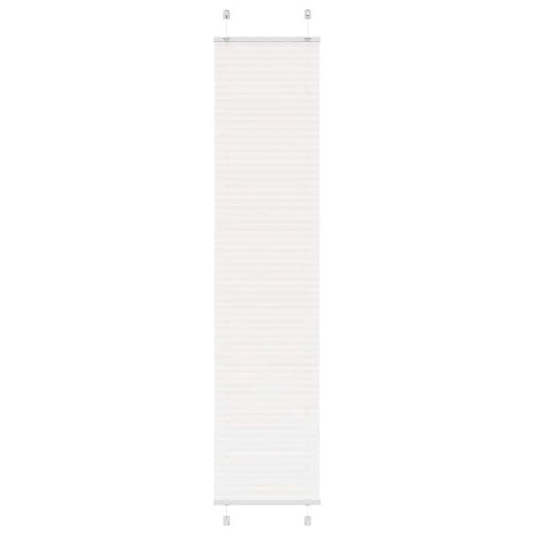 vidaXL Plissee Weiß 45x200 cm Stoffbreite 44,4 cm Polyester 4015506 günstig online kaufen