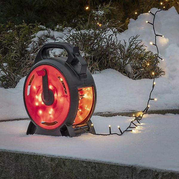 KONSTSMIDE LED-Lichterkette »Weihnachtsdeko aussen«, 200 St.-flammig, Micro günstig online kaufen