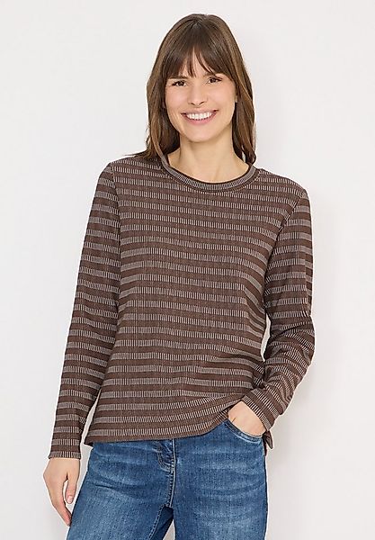 CECIL Langarmshirt mit Struktur günstig online kaufen