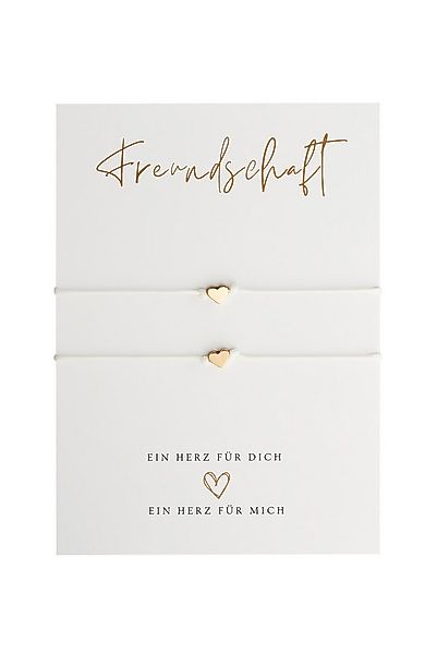 Briefzauber Armband Set Freundschafts-Armbänder (2 Stk), schlichte & minima günstig online kaufen