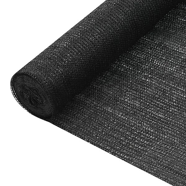 vidaXL Zaunblende Schwarz 2x10 m HDPE 75 g/m² 149329 günstig online kaufen