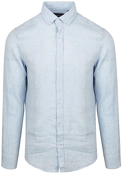 Steppin' Out Hemd Leinen Hellblau - Größe L günstig online kaufen