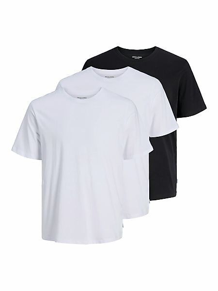 Jack & Jones Rundhalsshirt "JJEORGANIC BASIC TEE SS O-NE 3PK MP NOOS" Packu günstig online kaufen
