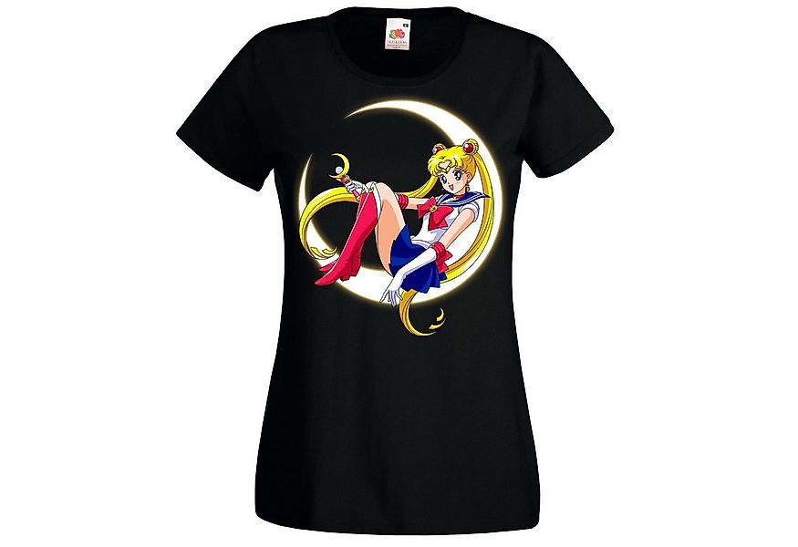 Youth Designz Print-Shirt Sailor Moon Damen T-Shirt Fun-Print Frauen Anime günstig online kaufen