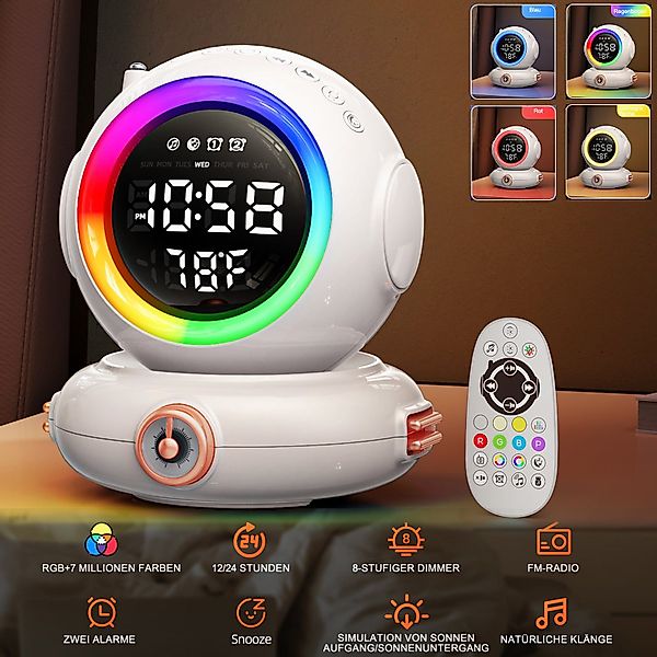 MUPOO Kinderwecker Wecker Wake Up Light günstig online kaufen