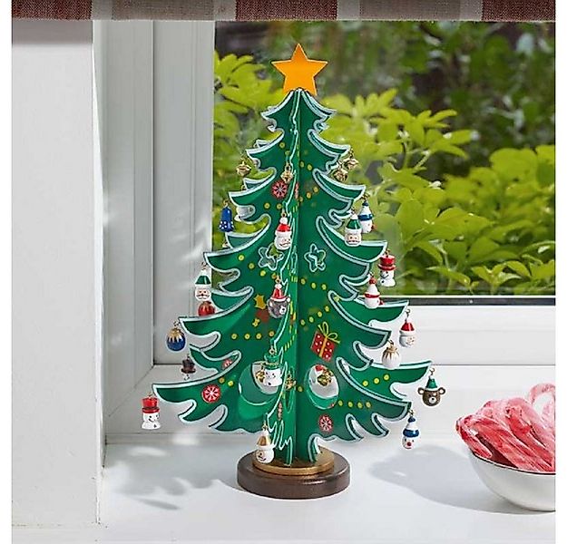 THREE KINGS Weihnachtsfigur DécoTree grün traditionell - Weihnachtsbaum Win günstig online kaufen