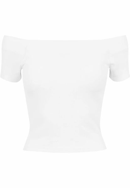 URBAN CLASSICS T-Shirt "Urban Classics Damen Ladies Off Shoulder Rib Tee", günstig online kaufen