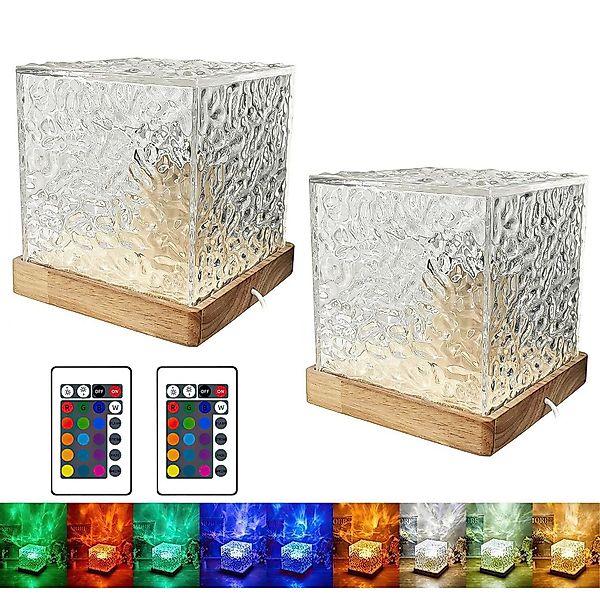 BlingBin LED Nachtlicht Wasserwellen Tischlampe, 16 günstig online kaufen