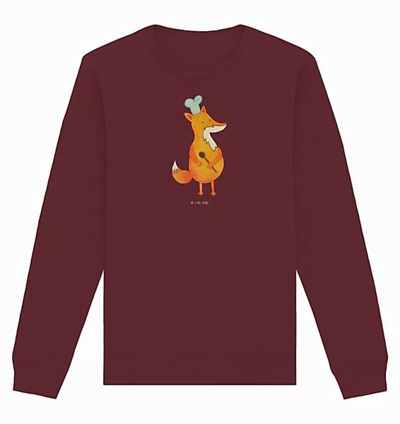 Mr. & Mrs. Panda Longpullover Größe M Fuchs Koch - Burgundy - Geschenk, Swe günstig online kaufen