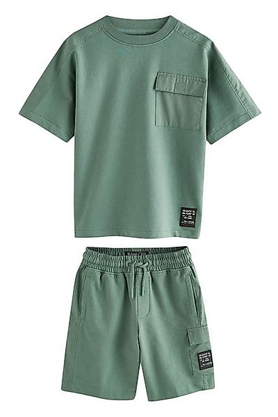 Next Top & Hose Utility-T-Shirt und Shorts 100 % Baumwolle, Set (2-tlg) günstig online kaufen