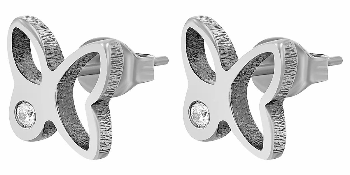 Adelia´s Paar Ohrhänger "Damen Ohrringe – Ohrstecker aus Titan mit Zirkonia günstig online kaufen