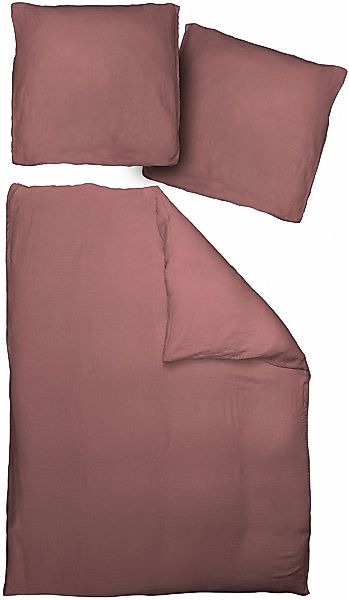 Adam Bettwäsche "Uni Collection light" 2 Stk. aus 100 % Bio-Baumwolle, 2 te günstig online kaufen