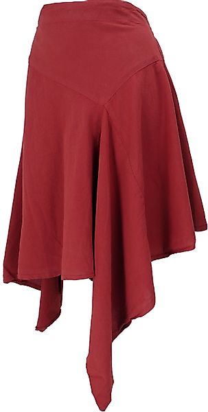 Guru-Shop Minirock Boho Zipfelrock, knielanger Rock günstig online kaufen