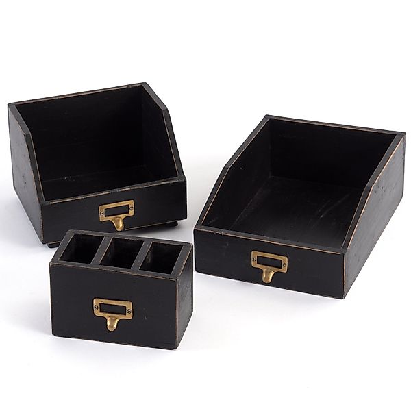 DESIGN DELIGHTS Aufbewahrungsbox SCHREIBTISCH ORGANIZER SET günstig online kaufen