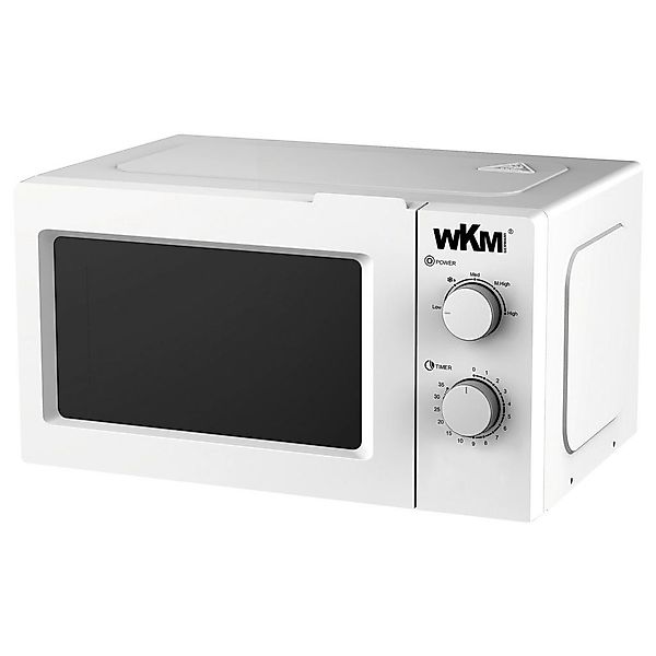 WKM Mikrowelle MW-700.3 weiß Kunststoff B/H/L: ca. 29x49x36 cm günstig online kaufen