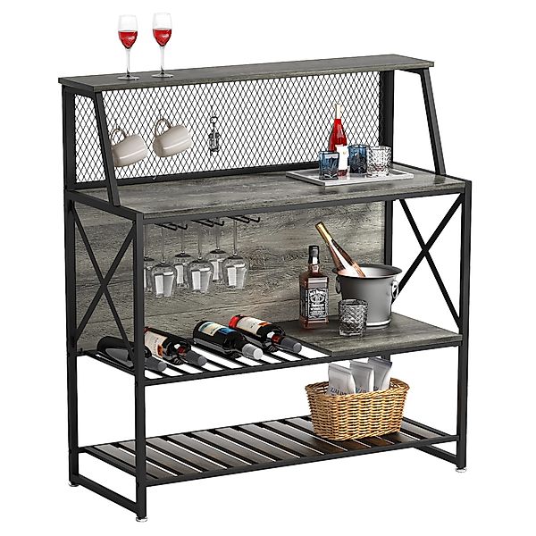 Bestier Küchenregal Weinregal Stehend, Standregal, Küchenregal günstig online kaufen