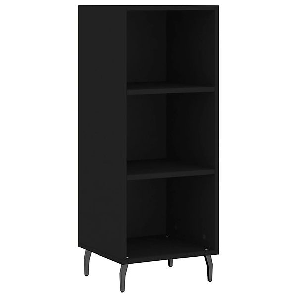 vidaXL Sideboard Schwarz 34,5x32,5x90 cm Holzwerkstoff 828749 günstig online kaufen