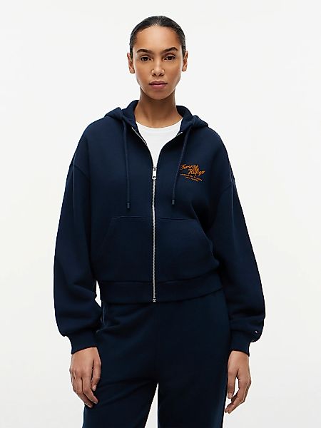 Tommy Hilfiger Kapuzensweatjacke "MDRN SCRIPT ZIP TERRY HOODIE" mit Print a günstig online kaufen