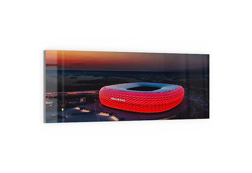DEQORI Glasbild 'Allianz Arena, München', 'Allianz Arena, München', Glas Wa günstig online kaufen