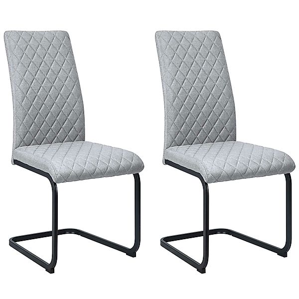 OTTO home Esszimmerstuhl »Valbourg« () 2 Stk. Freischwinger, gepolsterte Rü günstig online kaufen