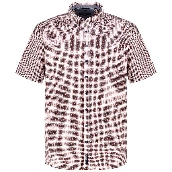 CASA MODA Freizeithemd mit Allover-Print, Short Style Farbe rot Größe: 6XL günstig online kaufen