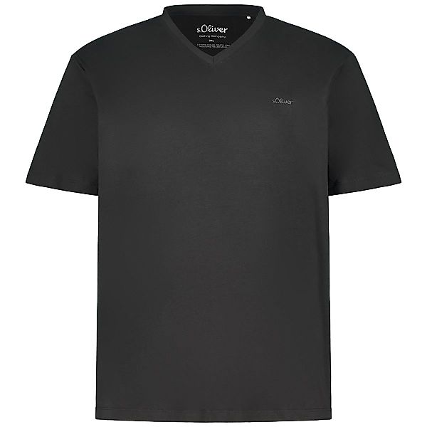 s.Oliver Basic-T-Shirt Farbe schwarz Größe: 5XL günstig online kaufen